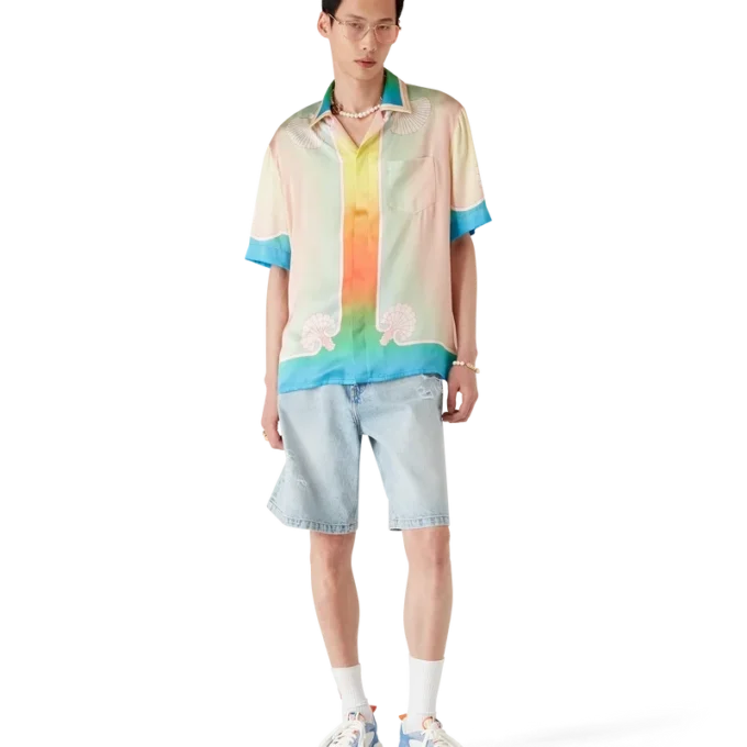 Ténis Court Branco e Azul para Homem