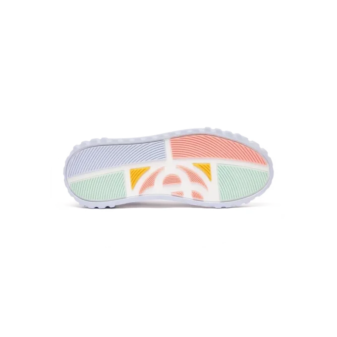 Ténis Court Branco e Azul Pálido para Mulher Ténis Court Branco e Azul Pálido para Mulher