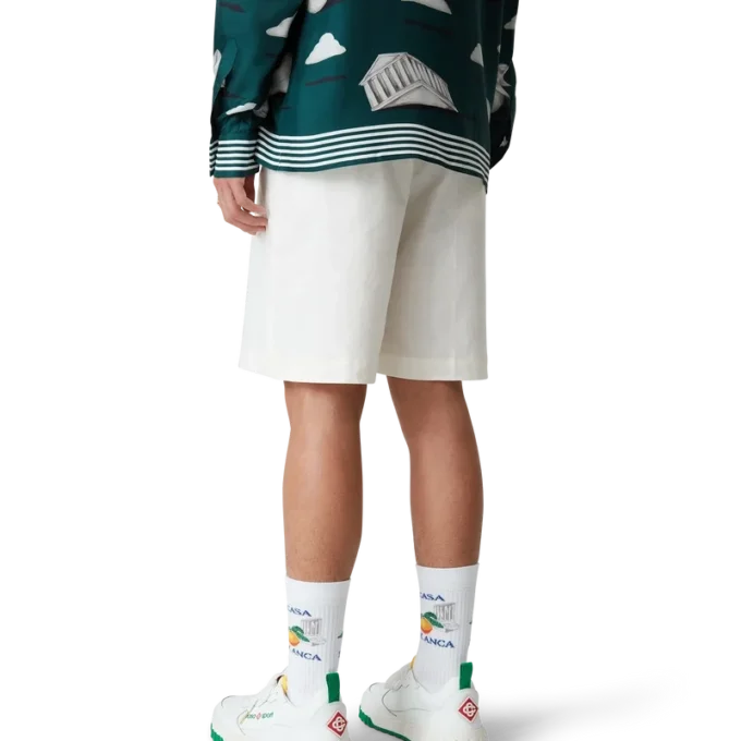 Ténis Court Branco e Verde para Homem