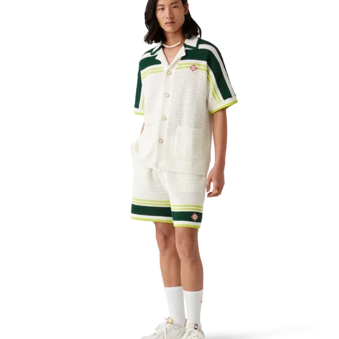 Ténis Court Brancos e Multicoloridos para Homem