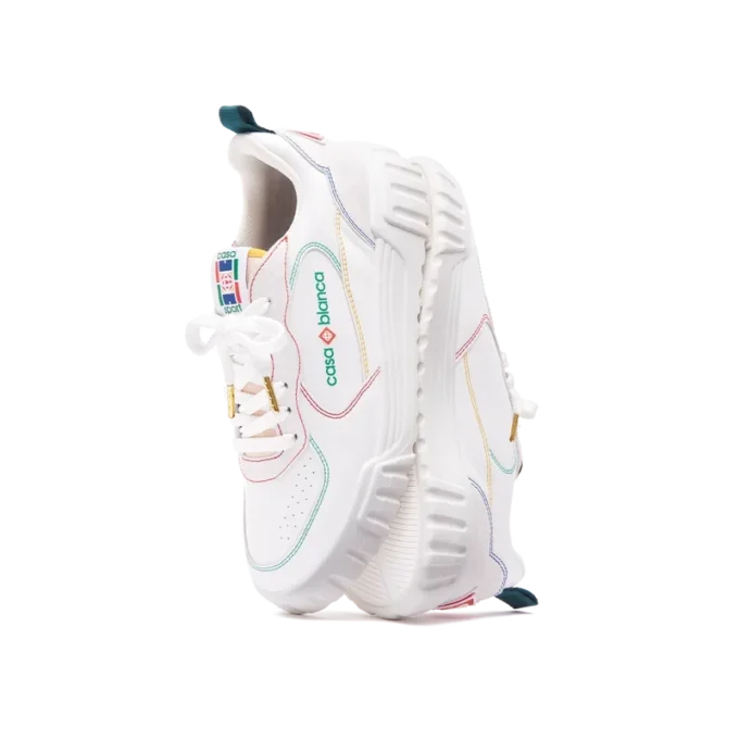 Ténis Court Brancos e Multicoloridos para Mulher Ténis Court Brancos e Multicoloridos para Mulher