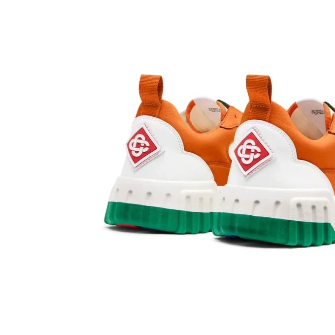 Ténis Court Laranja e Branco para Homem