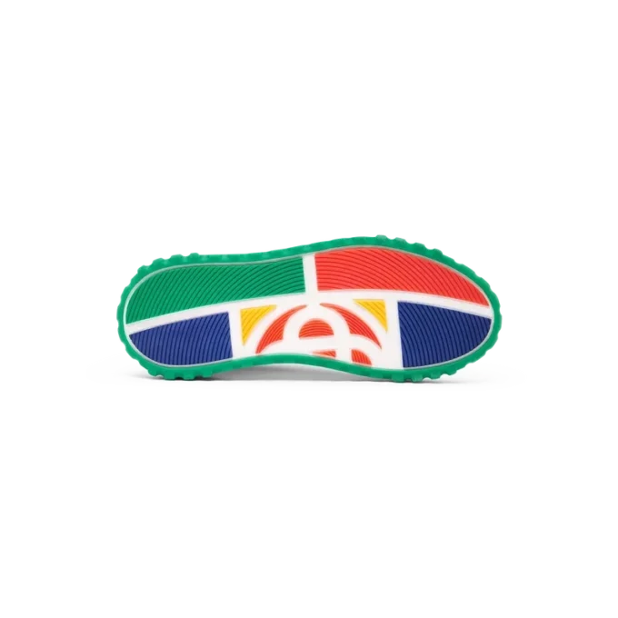 Ténis Court Laranja e Branco para Mulher