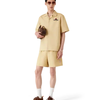 Ténis de ténis de camurça castanha para homem