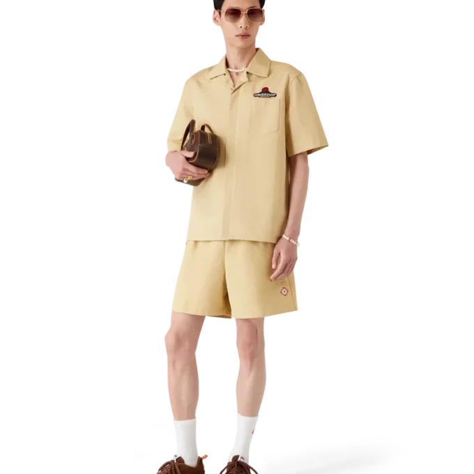 Ténis de ténis de camurça castanha para homem