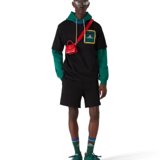 Ténis de ténis de camurça verde para homem