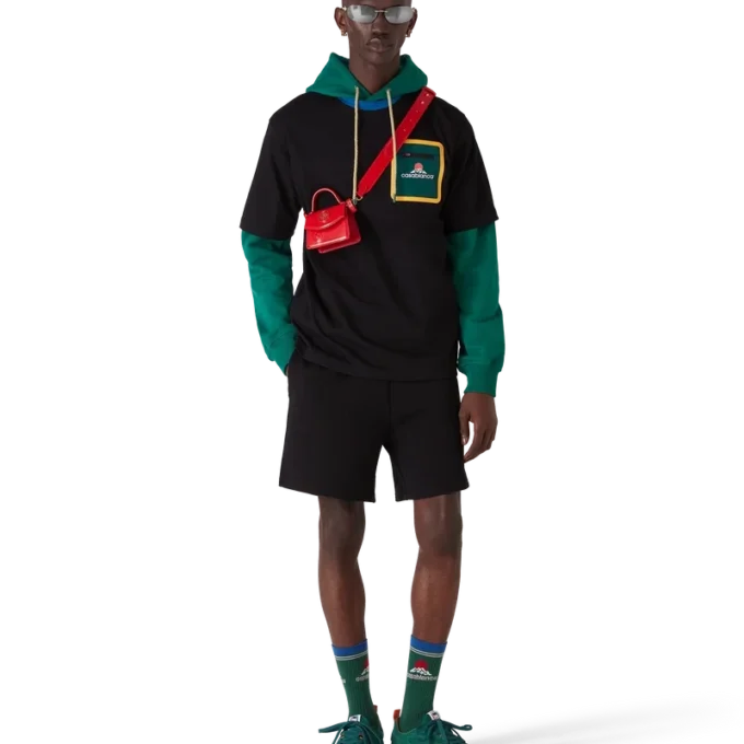 Ténis de ténis de camurça verde para homem