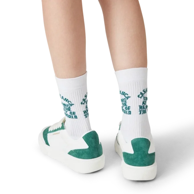 Ténis Del Mar Branco e Verde para Mulher