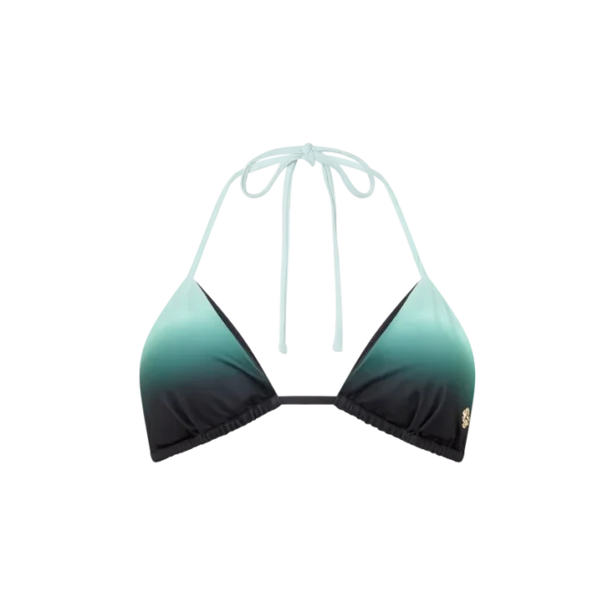 Top de biquíni com degradê