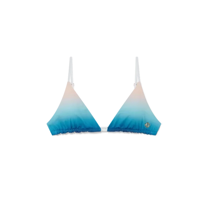 Top de biquíni com degradê