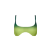 Top de biquíni Gradient