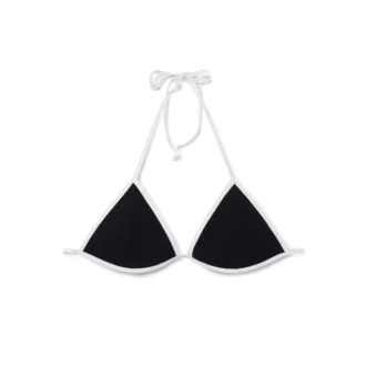 Top de biquíni texturado