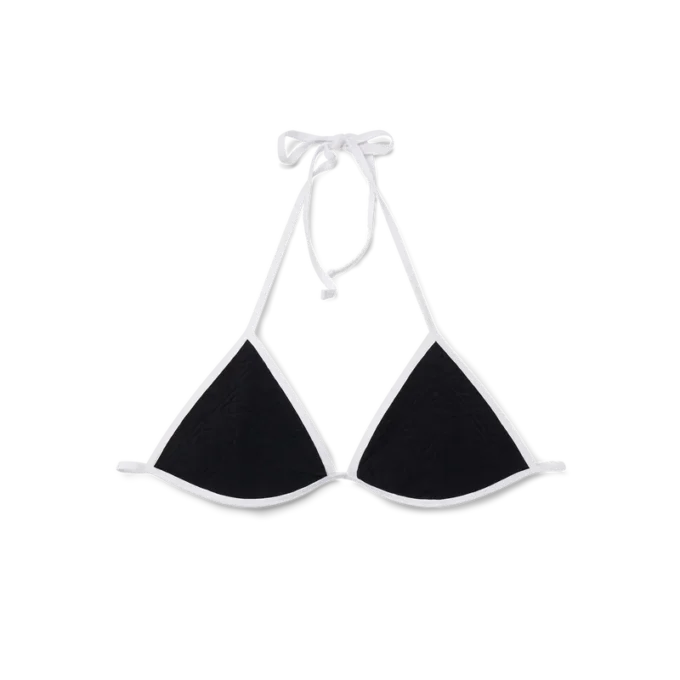 Top de biquíni texturado Top de biquíni texturado