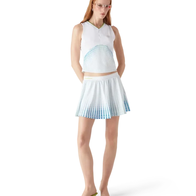 Top Racer com Estampado de Ténis