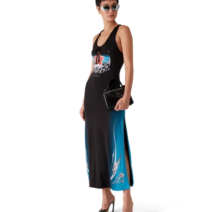 Vestido de jersey justo Blades