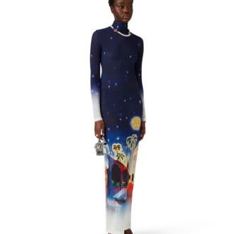 Vestido de malha Midnight Acropolis