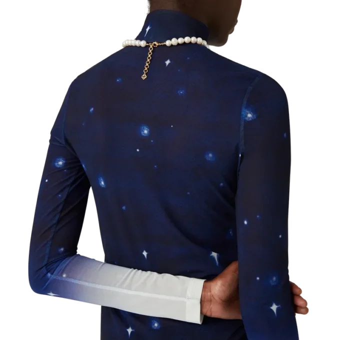 Vestido de malha Midnight Acropolis